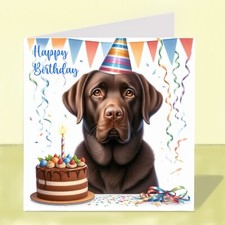 Chocolate Labrador Dog