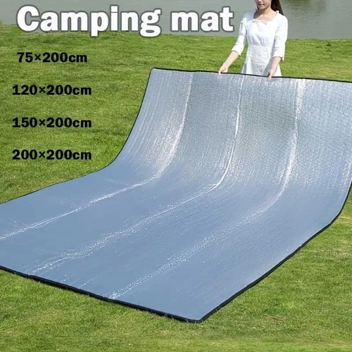 Aluminium foil tent footprint - aluminium,