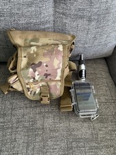 Metal Detecting Accessory Pouch Bag With Finds Box and Spray Bottle