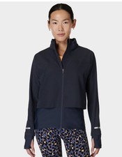BNWT - Sweaty Betty Fast Track Running Jacket. Navy. Size medium. New with tags