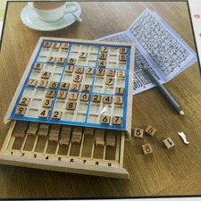 Wooden Sudoku Puzzle Game