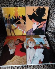 Amateur interpretations of paintings by famous artists set of 4