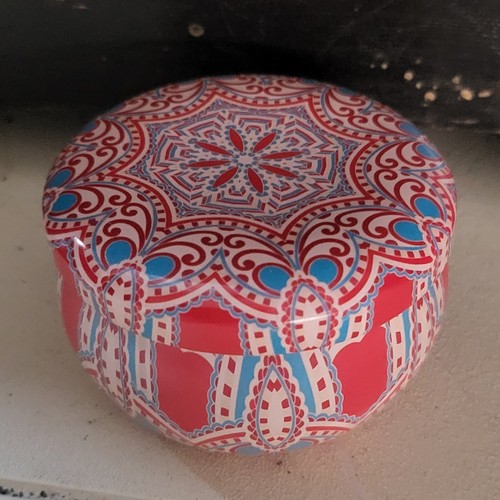 Boho mandala round - round, tins