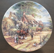 Wedgewood Collectors Plate. ‘Making the Hayrick’ By Chris Howells. Country Days.