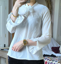 Vintage Shirt Blouse White