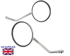 Chrome Round Side Mirrors for