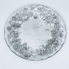 Art Nouveau Style Hammered Decorative Plate Metal Forge Williamsburg 14.5cm