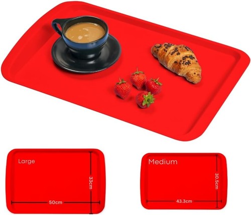 Plastic serving tray heavy - plastic,