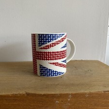 Churchill Union Jack Mug Fine China Red White Blue Flag Jubilee - 250ml - 9.5cm