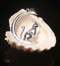 925 Sterling Silver Cat on