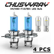 For VW Transporter T2 T4 T5 Headlight Xenon Super White 60/55w Hi/Low Beam Bulbs