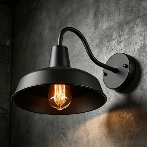 Industrial wall lamp gooseneck - lamp,