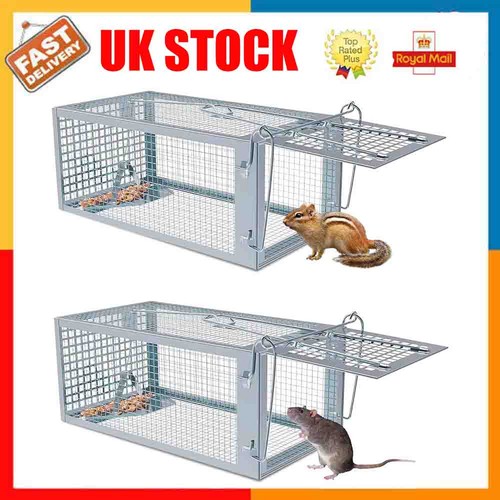 Metal rat mouse trap humane - metal,