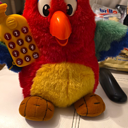 Vtech plush talking parrot - plush,