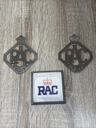 Vintage rac badges - vintage, x3