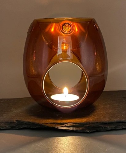 Foxy amber glass - glass, melt