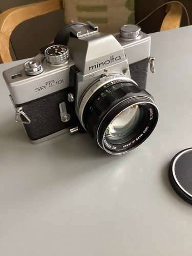 Minolta srt101 with rokkorpf - minolta,