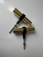 Anthropology Drawer/ Cabinet Pulls Gold & Black T Bar Pull Knob