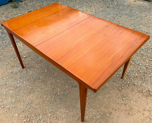 Teak extending dining table - teak,