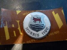 MORRIS 1100 Original 1960's Quality Gear Knob Lever Badge Key Fob Enamel NOS