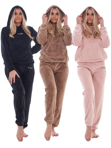 Ladies fleece pyjama - fleece,