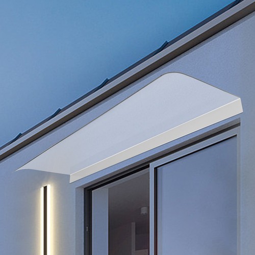 Front door window awning - pc,