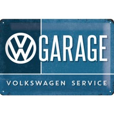VW Garage | Embossed Tin Sign