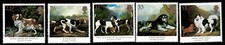 SG1531-1535. DOGS. PAINTINGS BY GEORGE STUBBS. UNMOUNTED MINT.