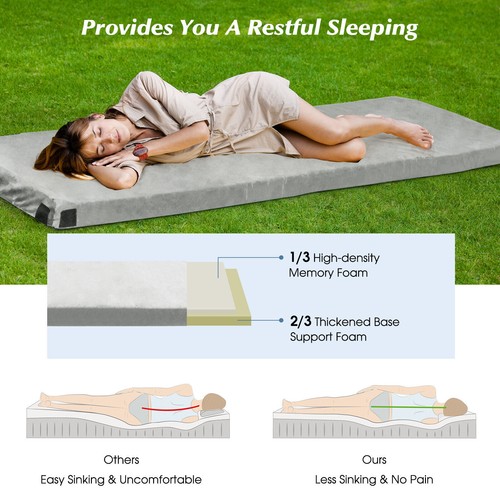Memory foam camping mattress - camping,