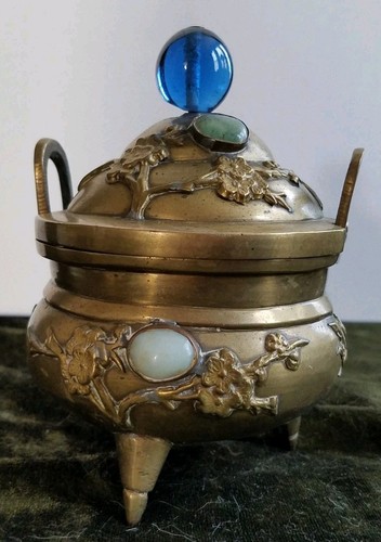 Qing dynasty bronze censer - qing,