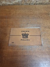 Crown Prams Brochure Catalogue 1939 Pram Baby Carrier Carriage