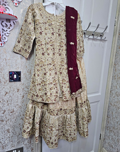 Girls ivory embroidered - girls',