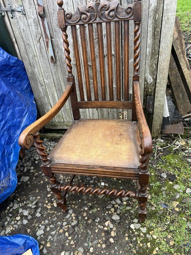 Barley twist antique carver - antique,