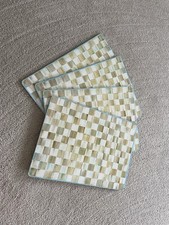 Mackenzie Childs Parchment Check Placemats