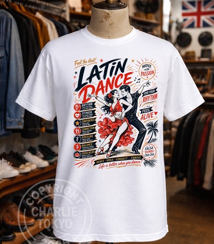 Men latin dancer shirt - latin, t-shirt