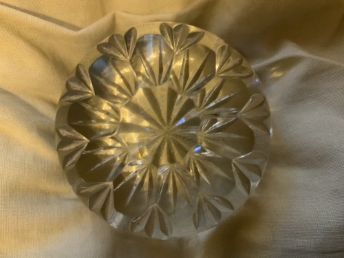 Cut glass crystal clear - cut,