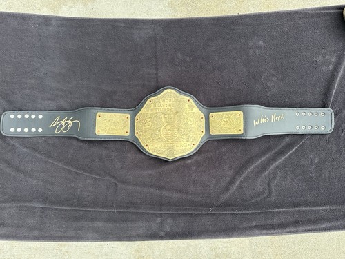 Bill goldberg signed wcw - signed, wwe