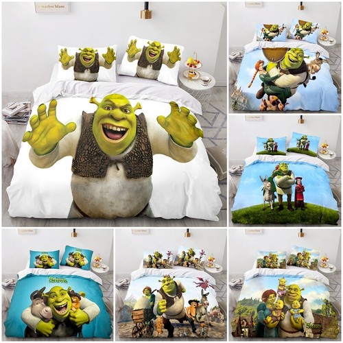 Shrek quilt duvet cover - 3d,