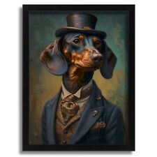 Dachshund Wall Art Vintage
