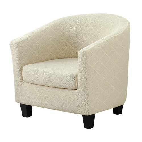 Piece club chair slipcover - club,