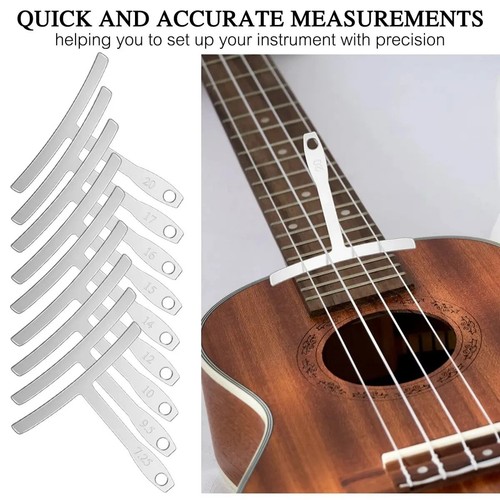 9pcs guitar radius gauge set - guitar,