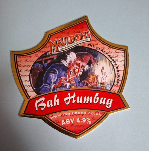 Mauldons brewery bah humbug - brewery,