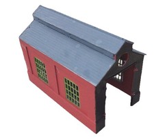 OO/HO Hornby? Model Rail Engine Shed/small Tunnel Reasonable Condition 4age