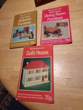 Make Your Own Doll's House Furniture Qty3 Midcentury Design Wolfe Foldaplan Book