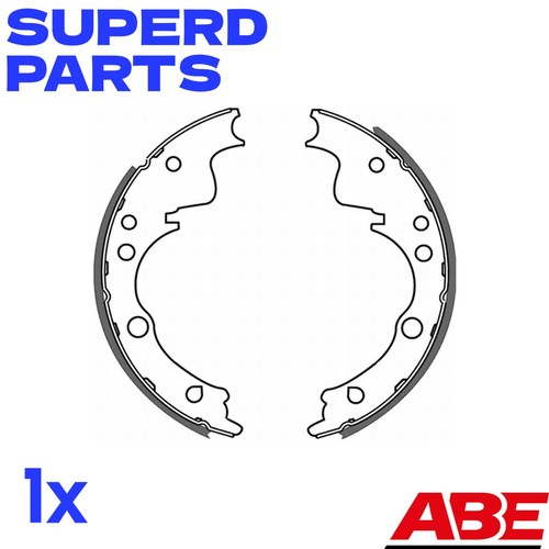 Brake shoe fits daf - fits:,