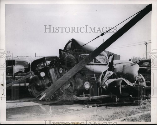 1947 press photo semi - semi, trailer