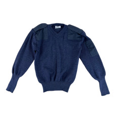 British RAF Jumper Blue Wool V