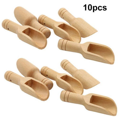 Wooden small little scoop - 10,