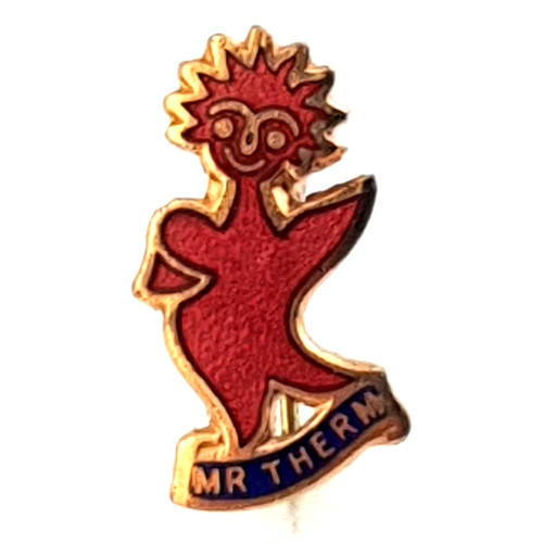Vintage therm enamel - therm, pin