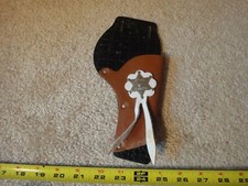 Rare! Vintage cap gun, leather